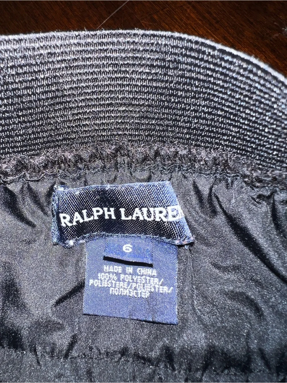 Ralph Lauren Black Tiered Ruffle Skort with Sparkle Waistband